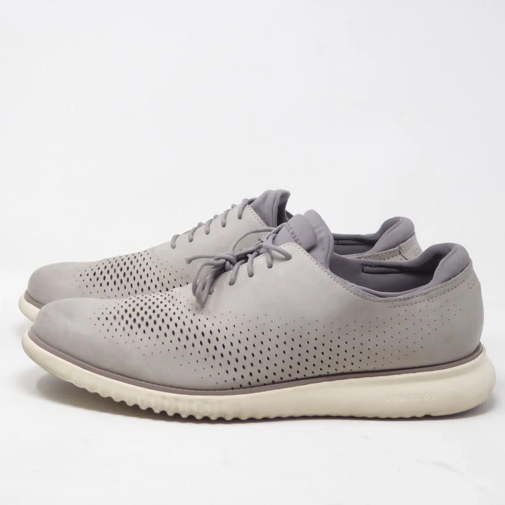 Cole Haan Mens 2.ZerøGrand Lined Laser Wingtip Oxford C37980 Size 10